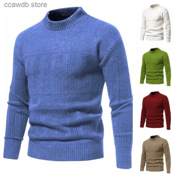 Herrenpullover 5 Styles 2023 Herbst und Winter Neue Herrenpullover Warme und hautfreundliche elastische Pullover Pullover Strickpullover T240108