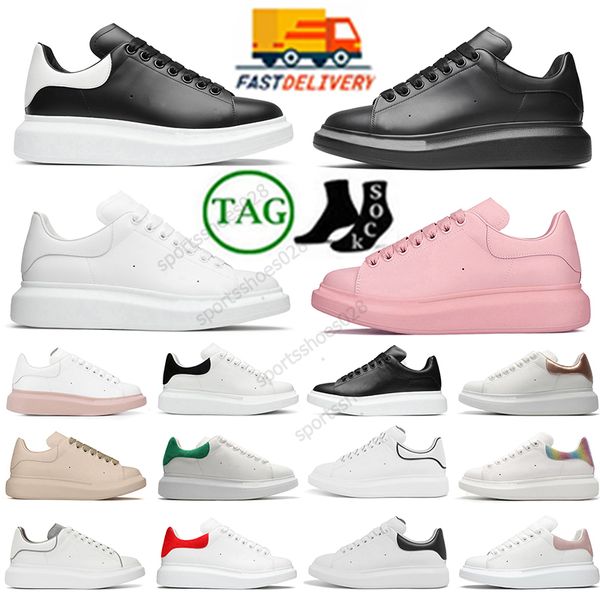 Sapatos casuais de grandes dimensões Lace plana Designer Saudável Treinadores de alpargatas brancas brancas rosa marrom homens dhgate plataforma de couro esportes tênis de campainha tamanho eur36-45