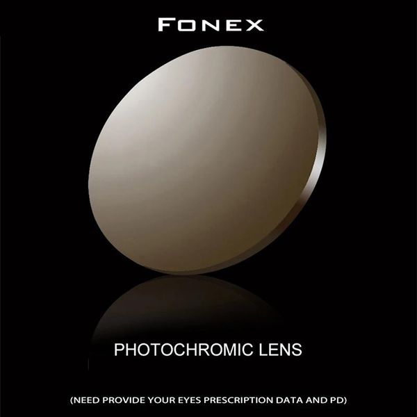 Солнцезащитные очки Fonex 1,56 1,61 1,67 Фотохромные линзы для очков из асферической смолы по рецепту Cr39, линзы для солнцезащитных очков для близорукости