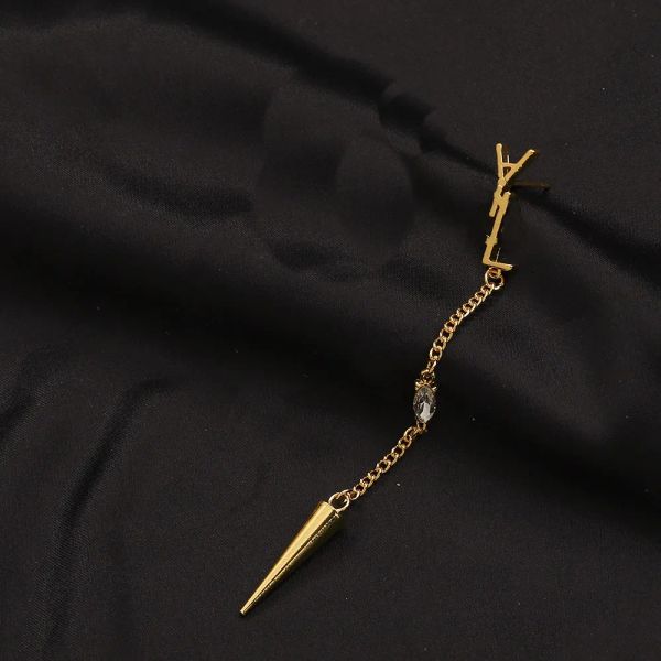 Marke Zarte Halsketten Stempel Gold Brief Armband Designer Anhänger Halskette Frauen Liebe Ohrring Vintage Design Schmuck