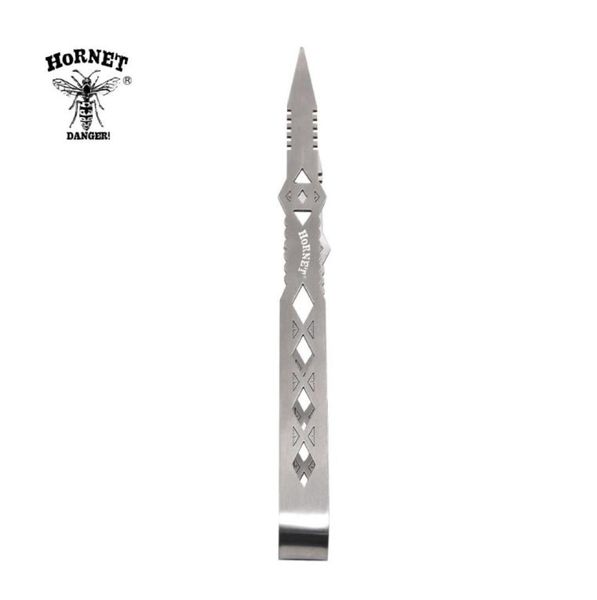 Hornet Metal Harman Kömür Tongs 250mm Paslanmaz Çelik Shisha Shisha Nargil maşa tweezers Kelepçe Kömür Narguile Chicha Metal Tong4244354