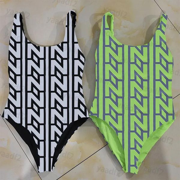 Set Womens Swimwear Fashion Letter Stampa bikini Short Set Short One Piece Beach Party Sexy Waist Less Swimsuit Water Sports