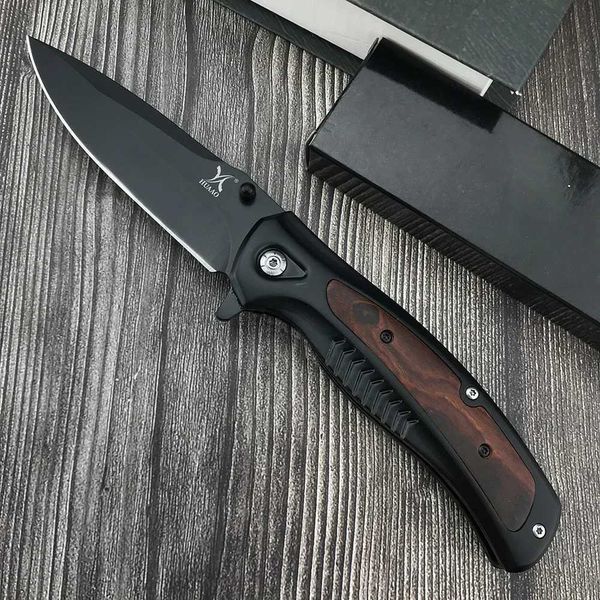 Нож DA315 Открытый флиппер с лезвием из нержавеющей стали Складной нож Охотничьи тактические карманные ножи для бушкрафта Самооборона EDC Складной нож