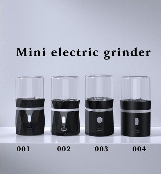 LTQ Mini-Elektro-Grinder-Zerkleinerer, 400-mAh-Akku, wiederaufladbar, Handzerkleinerer aus Metall für trockene Kräuter, mit USB-Kabel, wiederaufladbar5400909