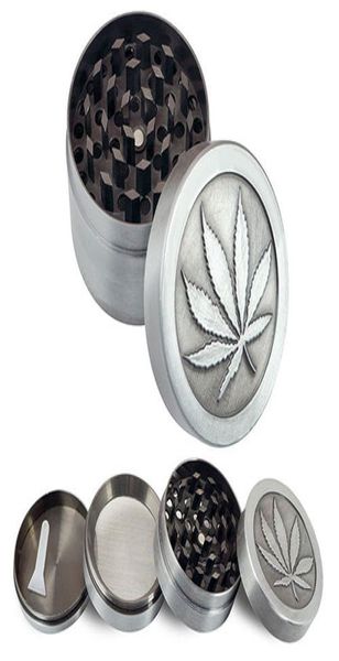 Triturador de tabaco de liga de 4 camadas Hand Muller Leaf Smoke Herb Grinder Marvelous5181473