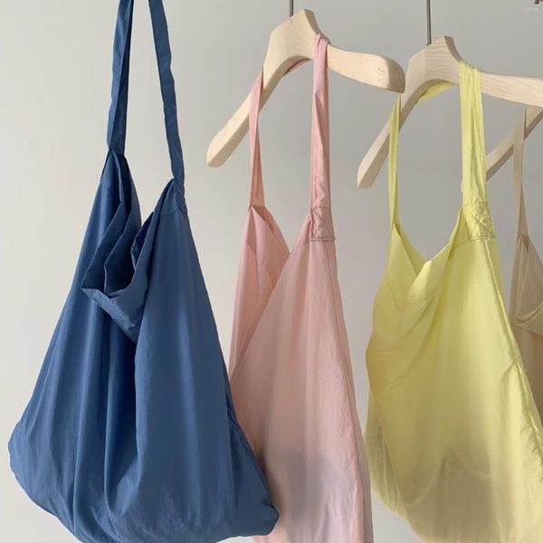 Вечерние сумки, сумка в корейском стиле, простая тонкая ткань, холст, однотонный дизайн для отдыха, сумка для покупок, офисная индивидуальная сумка