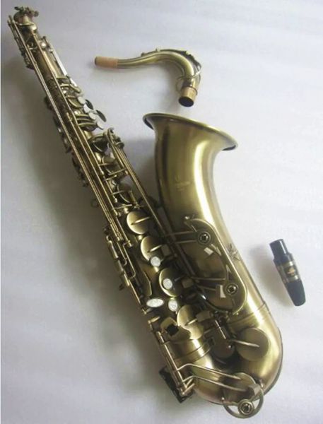 Neues Tenor-Saxophon T-992 Hochwertiges Sax-B-Tenorsaxophon, das professionell Absatzmusik spielt, antikes Kupfer-Saxophon, kostenloser Versand