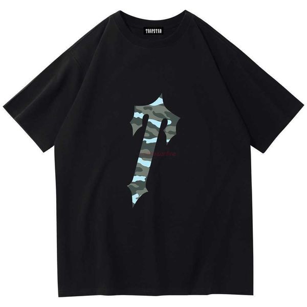 Designermode Kleidung T-Shirts Tsihrts Hemden Herren T-Shirt Trapstar Print Womens Seasonal Bottom Top Kurzarm Rock Hip Ho