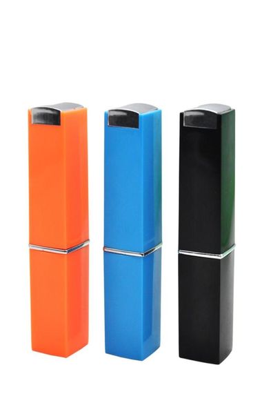 Taşınabilir Ruj Metal Sigara İçme Boruları Tütün Sigara Kadınları Moda Magic Alüminyum Alaşım Metal Ruj Şeklinde Mini Borular 4121252