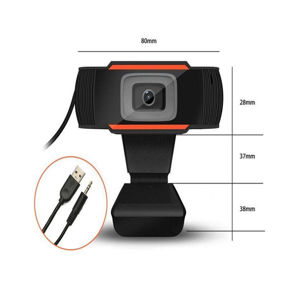 Webcams Hd Webcam Web Camera 30FPS 480P 720P 1080P Pc JXH62 Builtin Microfone Usb 20 Gravador de Vídeo para Computador Laptop7389849 Drop D Ottf3