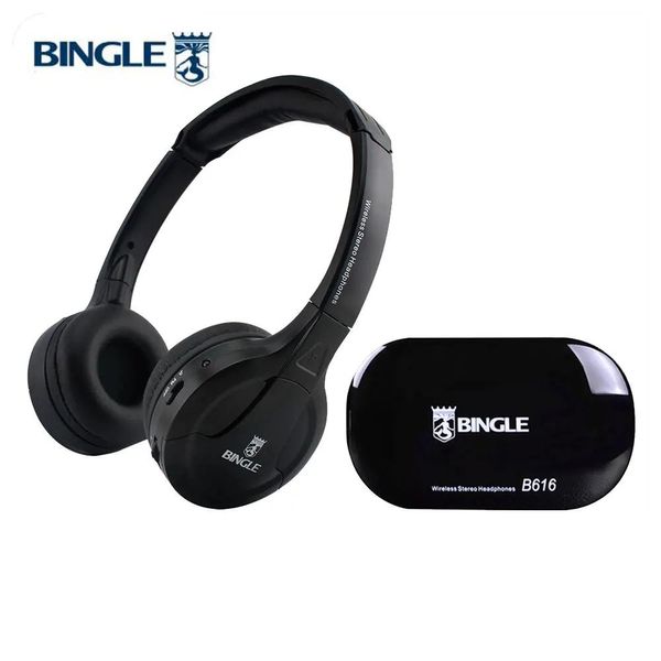 Radio Bingle B616 Multifunktions-Wireless-Stereo-Kopfhörer On-Ear-Headset FM-Radio Kabelgebundener Kopfhörersender für MP3-PC-TV-Telefone