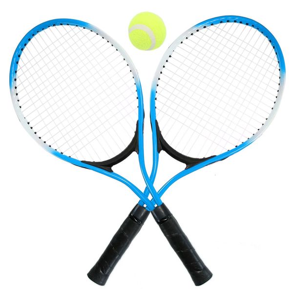 2 Stück hochwertiger Trainingsschläger Junior-Tennisschläger für Kinder, Jugendliche, Kinderschläger mit Tragetasche 240108