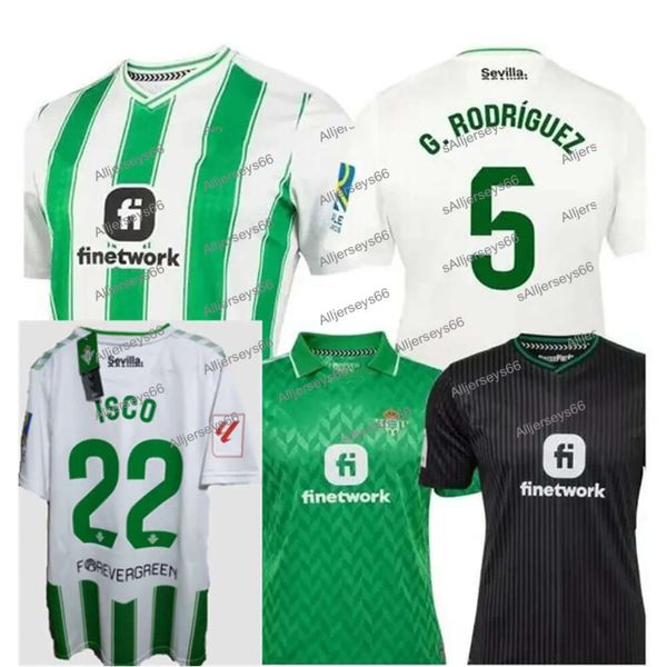 23/24 Real Betis ISCO Camisas de futebol 2023 JOAQUIN FEKIR B.Iglesias CANALES WILLIAN J Camisa WILLIAM CAMARASA JUANMI VICTOR RUIZ Futebol _Jersey