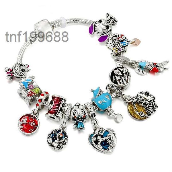 Nuovo braccialetto Cartoon Boy Girl Harry ciondolo cuore perline europee braccialetto a nido d'ape adatto per bracciali collana OWIK