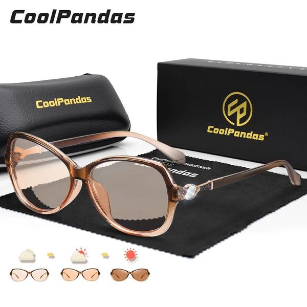 Sonnenbrille 2022 Marke Diamant Quadrat Photochrome Sonnenbrille Frauen Polarisierte Getönte Linse Blend Sonnenbrille Lunette Soleil Femme