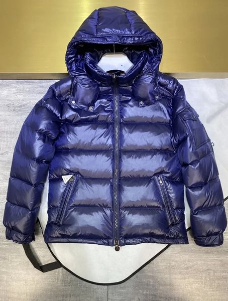 Puf ceket moda lüks tasarımcı markası aşağı ceket klasik erkek epaulets trend kış sıcak pamuk açık hava spor rüzgar geçirmez ceket
