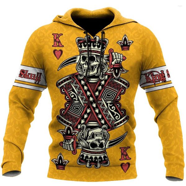 Felpe con cappuccio da uomo Dark Plstar 3D Print Skull Gothic King Art Harajuku Streetwear Pullover manica lunga Casual Felpe con cappuccio unisex/Felpa/Zip