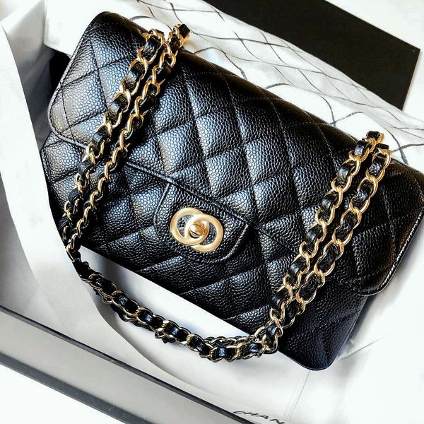 DHgate Роскошный woc caviar Клатч cc Дизайнерская сумка для женщин мужская сумка через плечо Кожаный кошелек CrossBody модная сумка-тоут классическая стеганая сумка с клапаном