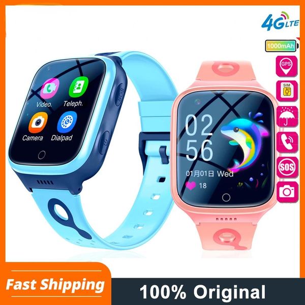 Orologi Per Xiaomi 4G Bambini Astuto Della Vigilanza Della Macchina Fotografica SOS IP67 Impermeabile GPS WIFI Video Chiamata Monitor Tracker Posizione LBS Smartwatch bambini