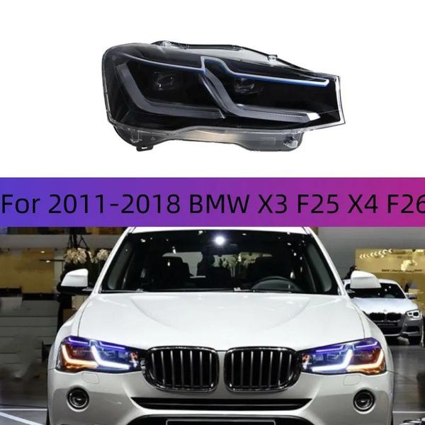 Styling per auto LUCI per 20 1120 18 BMW X3 F25 X4 F26 LED Assemblaggio LED DRL Torn Signal Proiettore Accessori automatici