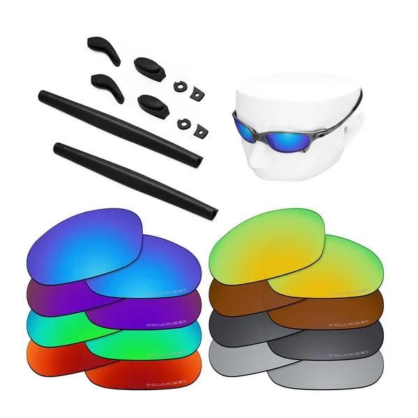 Sonnenbrille Oowlit Antisea Water Replacement Lensesrubber Kit für Juliet Etched Polarized Sonnenbrillen