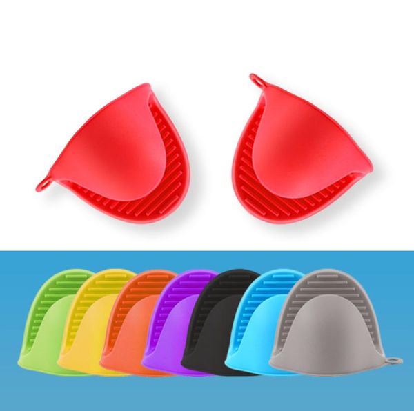 Baking Silicone Isolamento Térmico Clipe Luva para Churrasco Anti Escaldante Luvas Domésticas Tigela Fornos Forno de Microondas Bandeja Pote Prato Tigelas Mi4803349