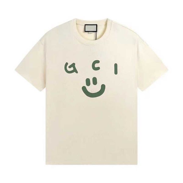 Kadın Tshirts Erkek Lüks Gömlek Tasarımcısı Kısa Kollu Üst Versiyon G Pamuk Toptan Fiyatı İçin