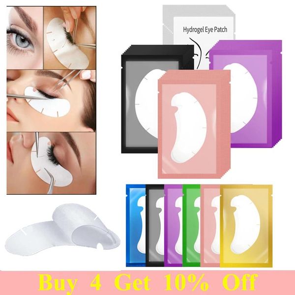 Bürsten 100 Paar U-förmige Wimpernpads, gepfropfte Wimpern, Hydrogele, Gel-Patches unter den Augenpads für Wimpernverlängerung, Tipps, Aufkleber, Make-up-Tools