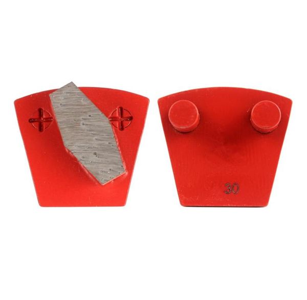 Werkmaster Triangolo Spina di Macinazione Singolo Segmento Esagonale Cuscinetti per Pavimenti in Metallo Werkmaster Utensili Abrasivi Diamantati per Cemento 12PCS8955827