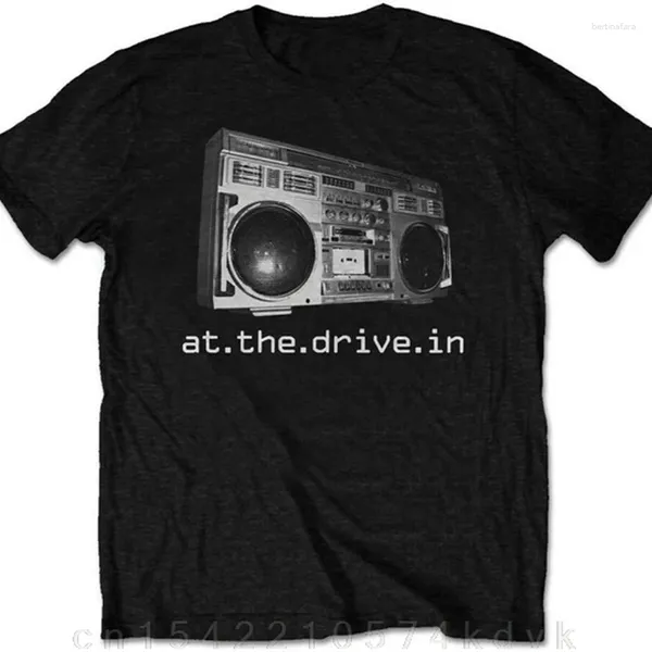 Magliette da uomo T-shirt At The Drive In 'Boombox' (confezionata) - UFFICIALE! T-shirt O Neck in cotone stampato di alta qualità alla moda estiva