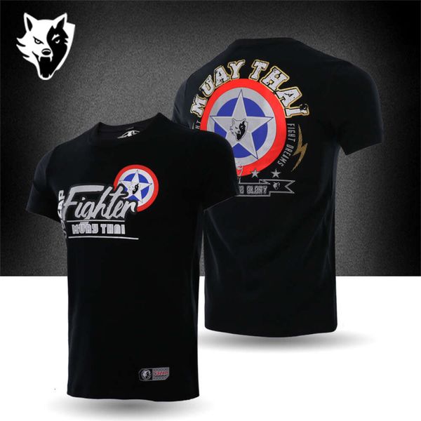 VSZAP Scudo MMA Combattimento multiuso Arti marziali Fiess Training Thai Boxing T-shirt da uomo