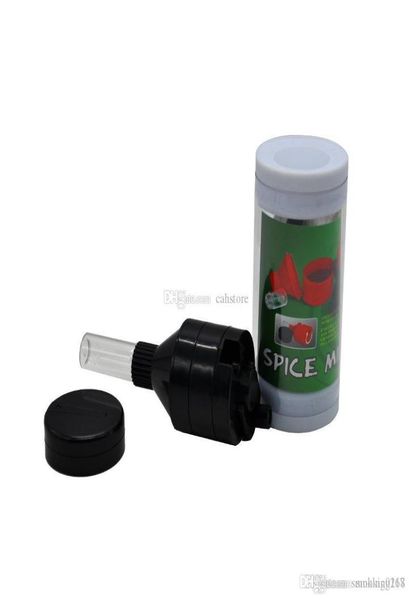 mini 43mm economico manico in plastica manovella smerigliatrice per tabacco smerigliatrice per erbe spezie per fumare con scatola di immagazzinaggio3586780