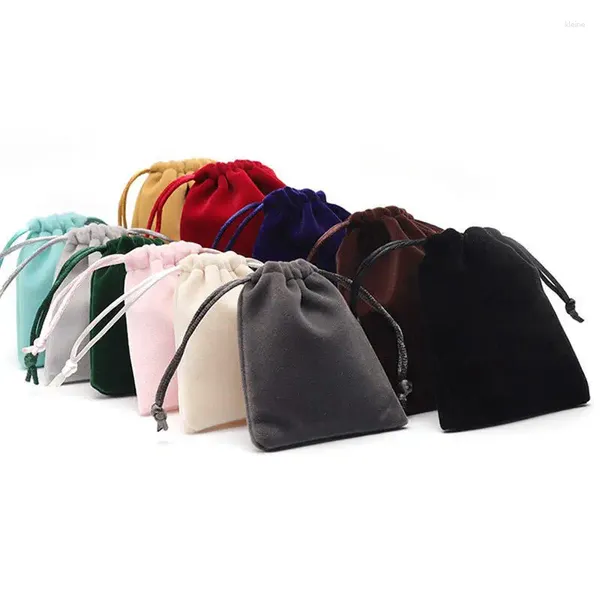 Einkaufstaschen, individuell gestaltete rosa Wildleder-Samt-Kordelzug-Sling-Lash-schwarze Sackleinen-Baumwoll-Canvas-Geschenktasche mit Schmucktaschengriff