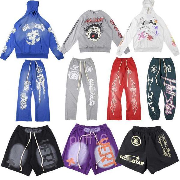 Мужские и женские дизайнерские спортивные костюмы Hell-stars Hoodie Pants Спортивные костюмы Высококачественная женская мода Теплые куртки Толстовки Free People Movement Одежда Uiu5