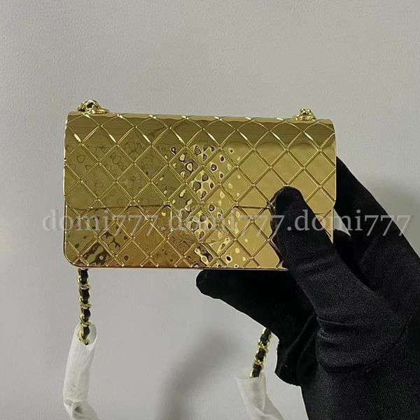 Модные мини-12 см металлические кошельки портмоне держатели для карт для женщин милая цепочка сумка