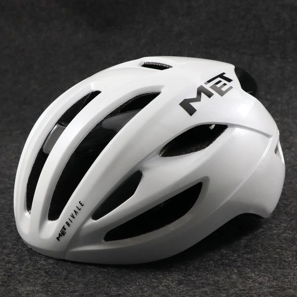 Met rivale capacete de bicicleta ultraleve estrada capacete corrida esportes ao ar livre mountain ciclismo capacetes mulheres e homens equitação chapéus 240106