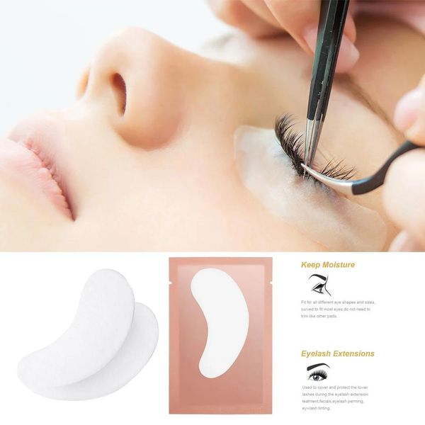 Escovas 200/50 pçs atacado hidrogel gel olho remendos para extensão de cílios eyepads cílios remendo lash extensão máscara eyepad maquiagem