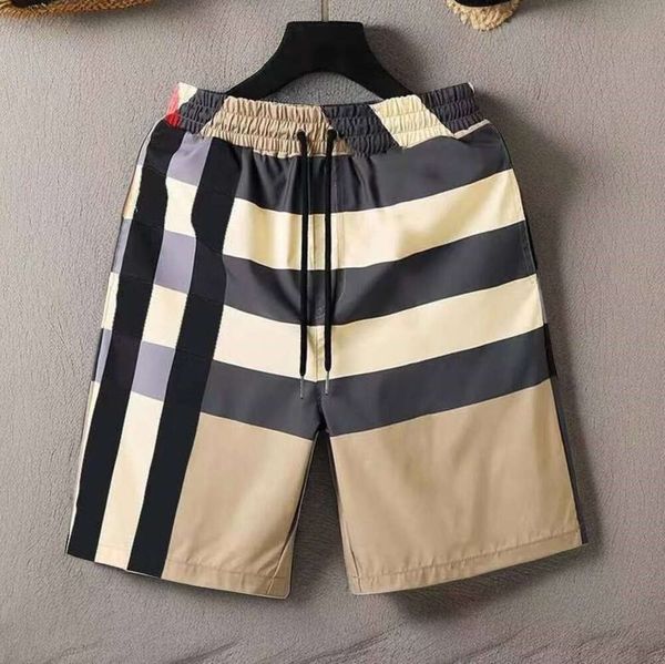 Shorts de designer masculino e feminino verão casual street wear secagem rápida maiô xadrez listrado impressão praia resort calças de praia tamanho asiático M-3XL3566