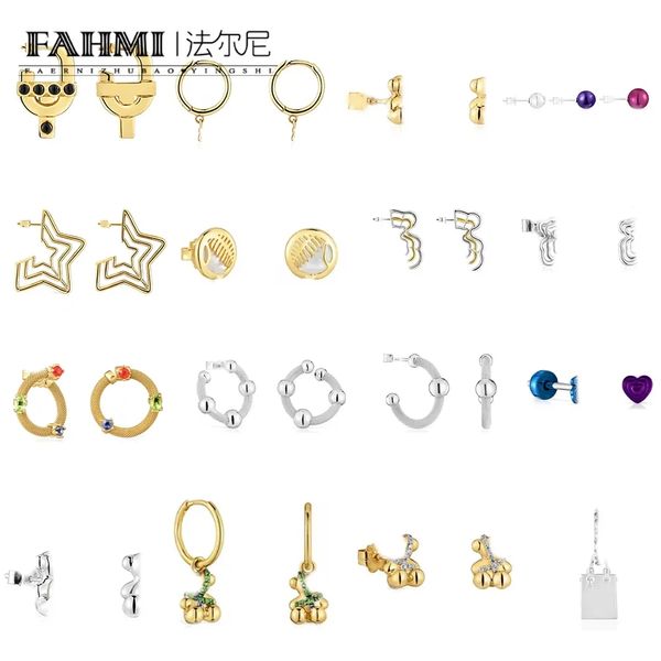 Fahmi Classic redondo com abertura de brincos de estrelas múltiplas Aniversário, noivado, presente, festa, casamento Presentes especiais para mãe, esposa, crianças, amantes, amigos