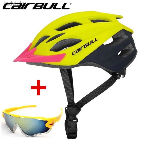 Bisiklet kaskları Cairbull Rockride Bisiklet kaskı Ultralight Inmer Mtb Mountain Yol Bisiklet Mezarları Hafif Uyum Sistemi Güvenli Bisiklet Binicilik Kaskl240109