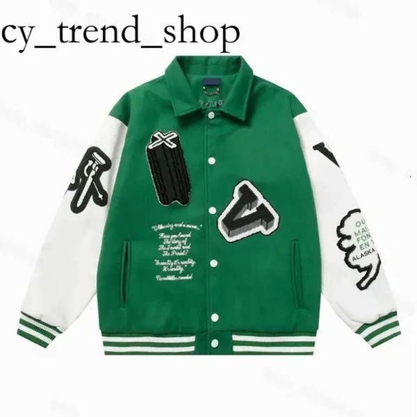 Männer Biker Varsity Jacke Männer Baseball Tragen Luxus Team Baseball Mode Damen Mann Gesticktes Buchstaben Muster Einreiher Straße Lvse 26