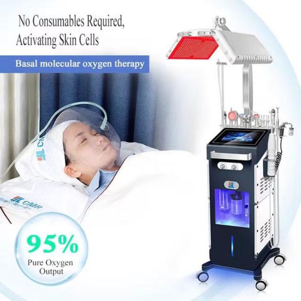 Máquina facial de dermoabrasão Hydra, equipamento pessoal de RF, máquina de microdermoabrasão, jato de oxigênio, aqua, cuidados com a pele, limpador facial, hidrodermoabrasão