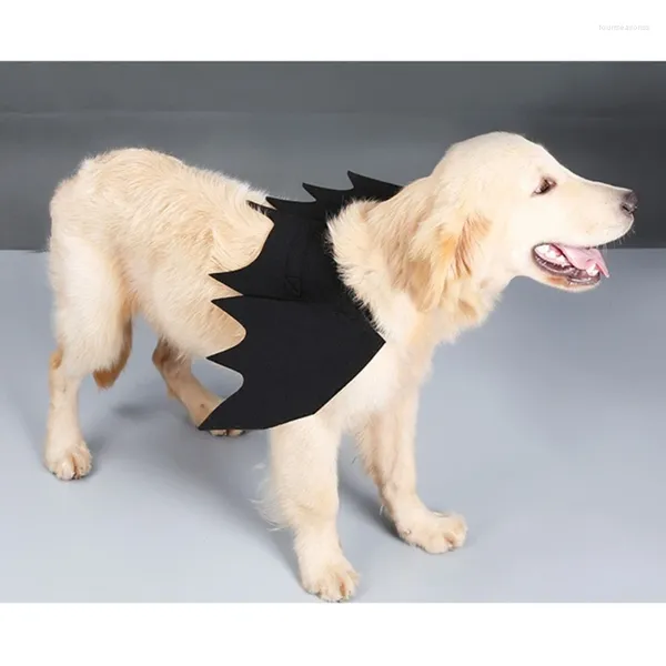 Cão vestuário halloween animal de estimação traje bat asa para cães de gato festival festa adereços manto feriado vestir-se filhote de cachorro po