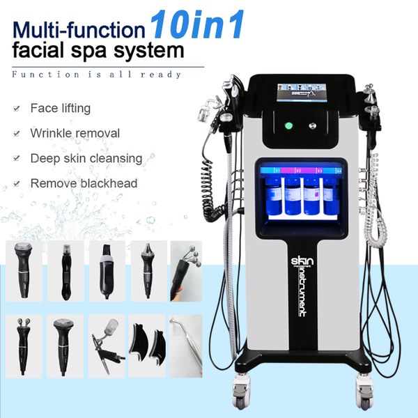 SPA Gesichtsmaschine Dermabrasion Hauterneuerung Hydro Gesichtsreinigungsbehandlung RF BIO Mikrostrom Hydra Mikrodermabrasion