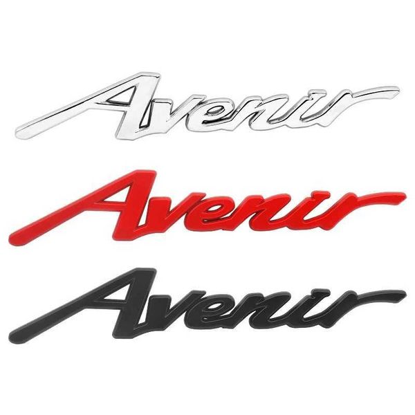 3D металлическая эмблема Avenir с буквами, значок багажника автомобиля, наклейка на дверь, наклейка на багажник для Nissan Buick GL8 Avenir, наклейка, аксессуары