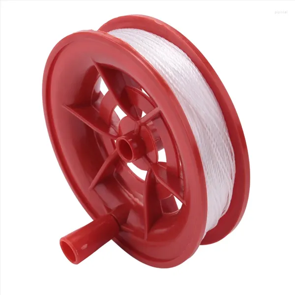 Bowls 100M Twisted String Line Red Wheel Kite Reel Winder