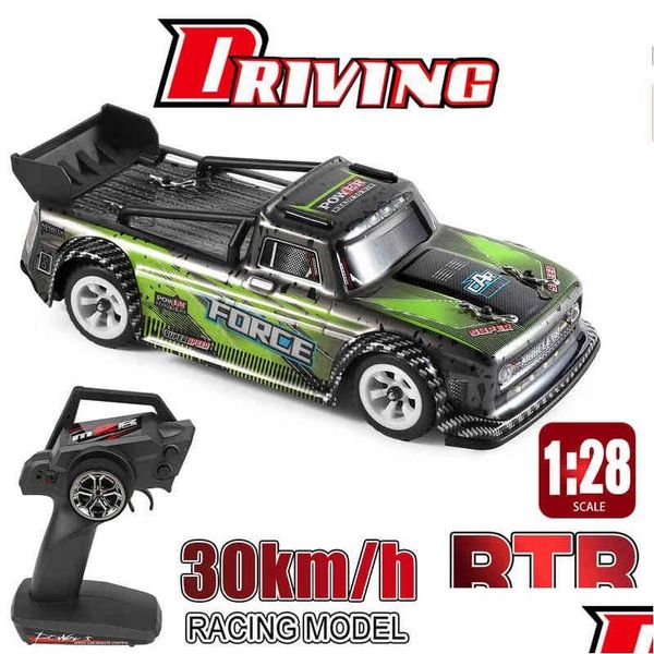 Auto elettrica/Rc Wltoys 284131 1/28 2.4Ghz Rc Racing Short Truck Race 30Km/H Regalo per bambini ad alta velocità Rtr con telaio in metallo Aa220326 Drop Otyzp