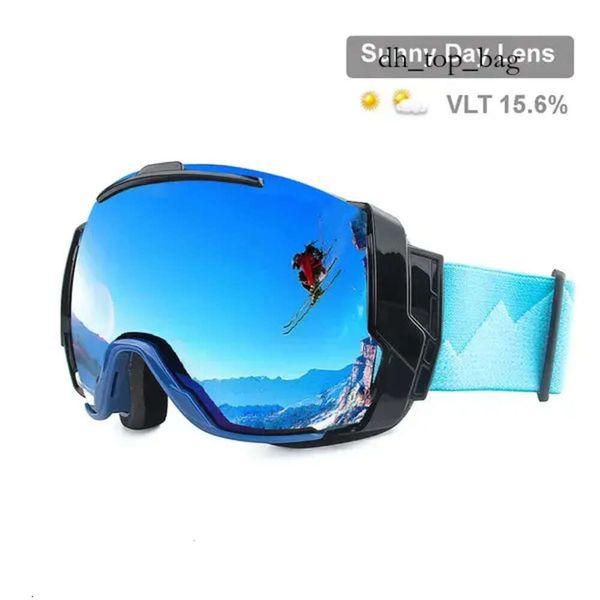 Kayak Goggles Kayak Goggles UV400 Sunny Lens ve Bulutlu Gün Lens Seçenekleri ile Anti Bez Snowboard güneş gözlükleri RX Gözlükleri Giymek 230802 6929
