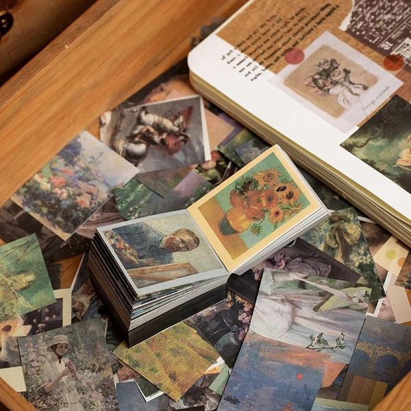 400 pçs material de scrapbook vintage pacote de papel arte pintura diy decoração para scrapbooking planejador diário colagem