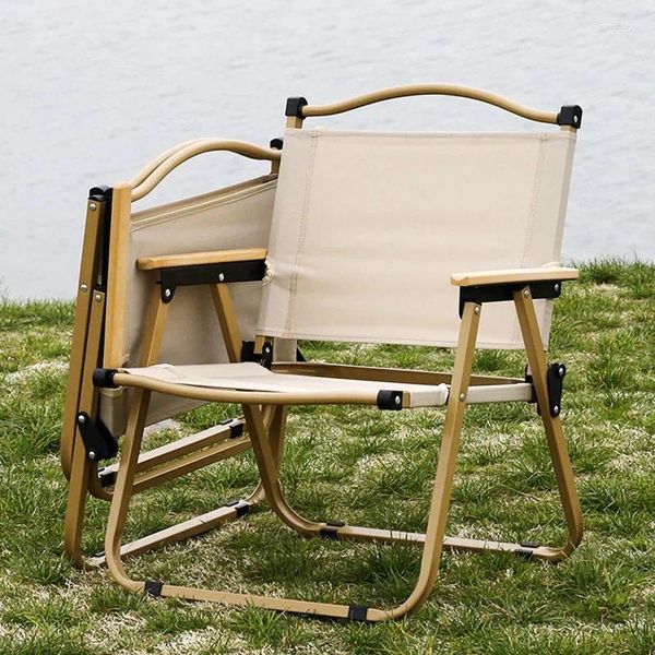 Camp Furniture UltraLight Beach Stuhl für Camping im Freien und Picknick Barstool tragbare Aluminiumlegierung Klappversorgung Tischstühle